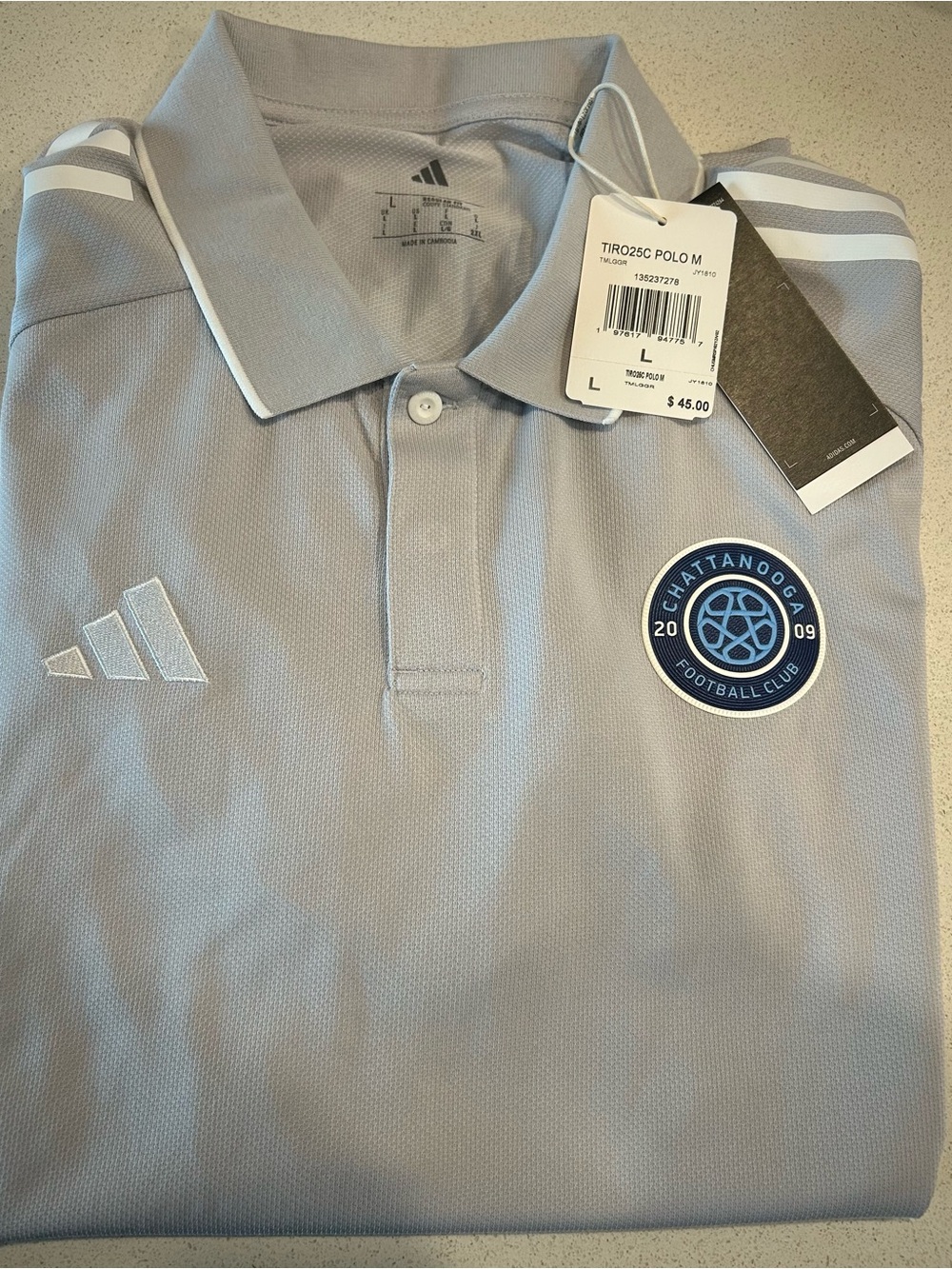 *NWT* Adidas Tiro 25 Chattanooga FC Polo Shirt ⚽️